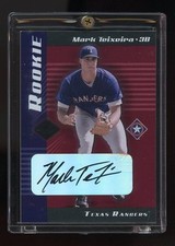 MARK TEIXEIRA 2001 LEAF LIMITED RC AUTOGRAPH AUTO /500