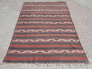 Turkish Kilim rug, kilim rug, aztec rug, tribal rug, floor rug, livingroom, - Picture 1 of 9