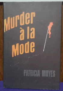 MURDER A LA MODE By Patricia Moyes - Hardcover  - Vintage/RARE - FAST Ship! - Picture 1 of 3