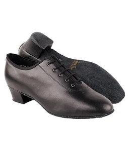 Very Fine Dance Shoes for Men - 2302 - Black Leather - 1.5-inch Heel - Picture 1 of 4