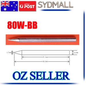Punta de soldador de soldadura para 80W BB sin plomo para vidrio cónico de plomo OZ - Imagen 1 de 3