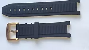 TISSOT schwarzes Kautschukarmband für T Race 45 mm Uhr - Neu (A834) - Bild 1 von 4
