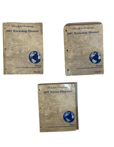 2001 Ford Focus Workshop Manuals & Wiring Diagrams-OEM Service Books-Ford - Bild 1 von 5