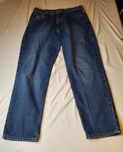 Cinch Jeans Men's Size 35X32 (34x30.5) Blue Medium Wash Black Label Tapered - Picture 1 of 17