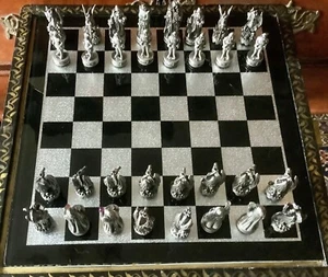 Metal Lords & Dragons Chess Game - Picture 1 of 24