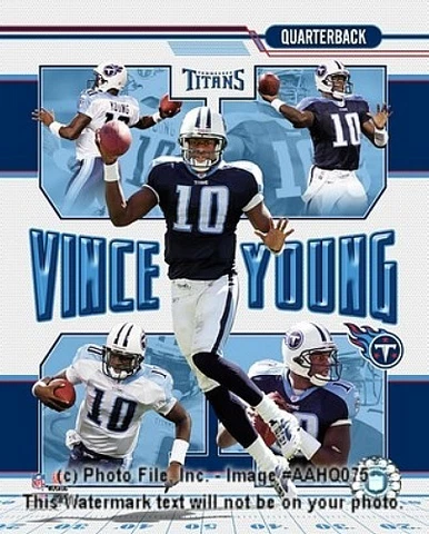 VINCE YOUNG "Tennessee Titans" LICENSED picture poster print pic 8x10 photo Cover