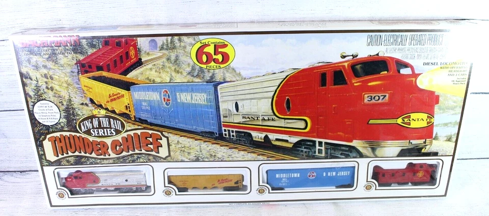 Vintage Bachmann HO Train Set King of the Rails Thunder Chief New Sealed Box - Image 1 of 4