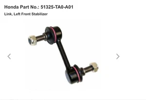 (1) BNIB OEM 08-15 Honda Accord Front Left Side Stabilizer Bar End Link Assembly - Picture 1 of 5