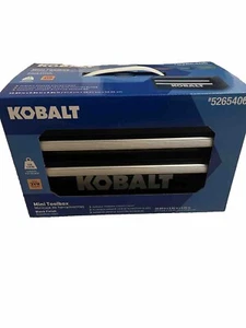 Kobalt Mini Tool Box 25th Anniversary Edition Black 5265406 Exclusive Brand New - Picture 1 of 4