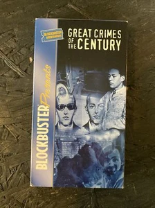 Great Crimes Of The Century (1996, VHS) Blockbuster Entertainment Presents - Picture 1 of 2