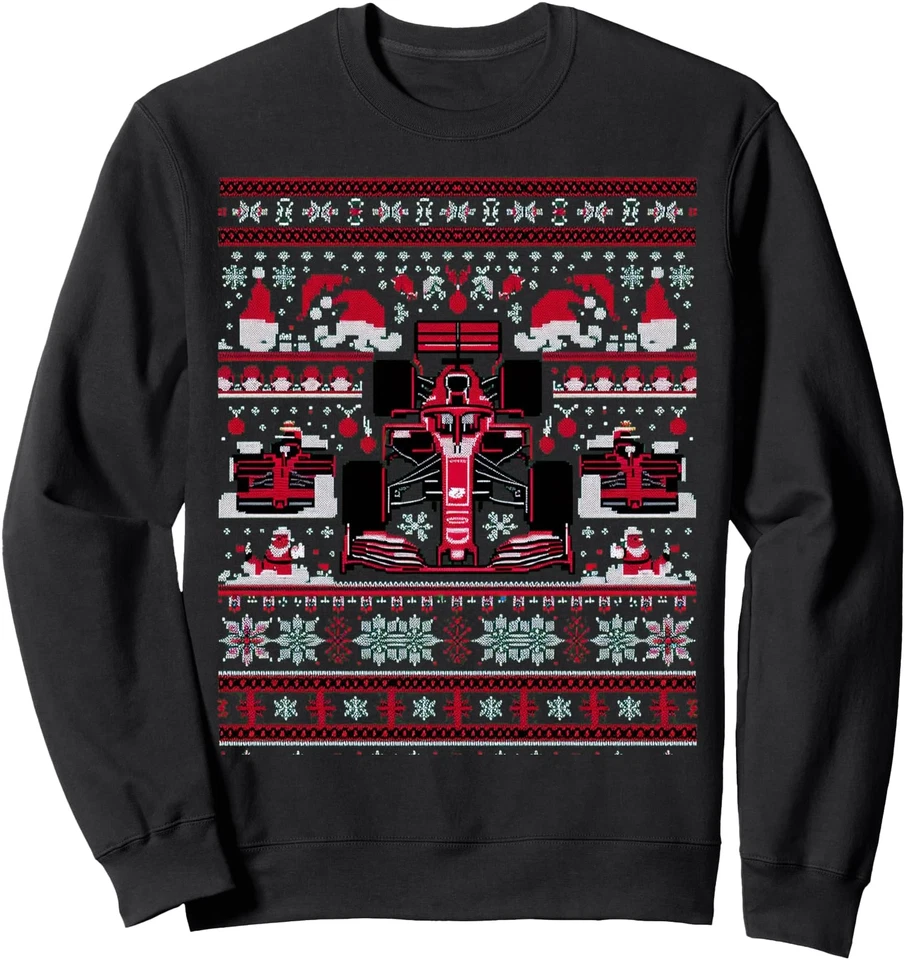 Sudadera Estilo F1 Feo Navidad Suéter Patrón Diseño Foto 1 de 1