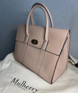 Mulberry Darley Round Clutch Leather Shoulder Crossbody Vanity Bag Burgundy Used - Picture 1 of 5