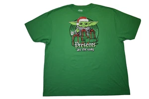 Star Wars Mens Big & Tall Grogu Presents Are On The Way Christmas Shirt New 4XLB - Picture 1 of 5
