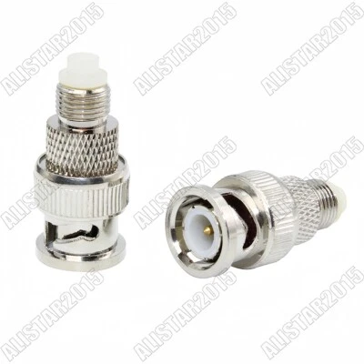1x BNC Male Plug to FME Female Jack Straight Adapter BNC-FME Connector Converter - Image 1 of 4