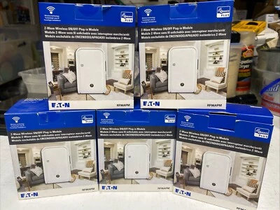 Лот из 5 беспроводных подключаемых модулей Eaton Z-Wave (RF96APM)  - Изображение 1 из 3