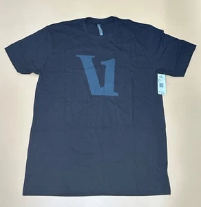 Vuori V1 Logo Men's Short Sleeve Crew Tee Shirt Black/charcoal - Pick Size - Picture 1 of 2