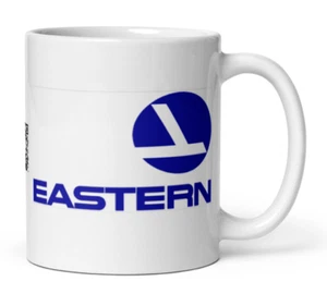 Taza de té de café blanco Nostalgic Legacy Eastern Airlines (EA) - Imagen 1 de 12