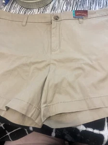 Faded Glory 5” Chino Shorts Size 18 Tan NWT - Picture 1 of 7