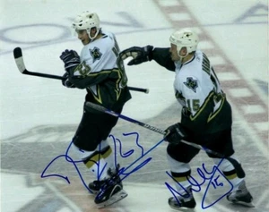Dallas Stars Mike Ribeiro Niklas Hagman Signed Autographed 8x10 COA - Picture 1 of 1