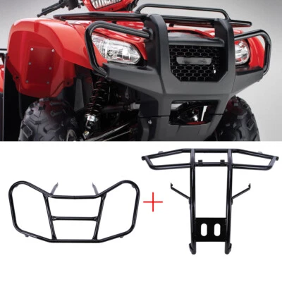Front Bumper Grill Bar & Rack Carrier For 2005-2025 Honda Recon 250 TRX250 TE&TM - Image 1 of 4