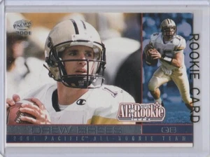 DREW BREES ROOKIE CARD 2001 Pacific All-Rookie Team RARE $$ RC New Orleans Saint - Picture 1 of 2