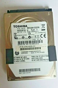 320 GB SATA Toshiba MK3261GSYN 7200RPM 16MB 2.5" Internal Hard Drive - Picture 1 of 1