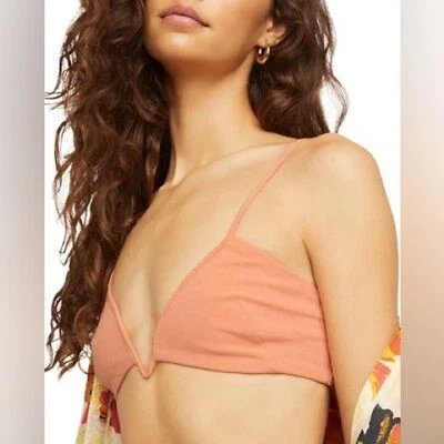 Bralette Intimately Free People Mediano Suri Elástico Tejido Canyon Moon Cable en V Nuevo con Etiquetas Foto 1 de 4