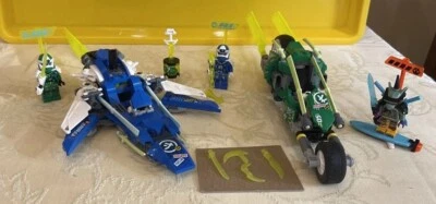 LEGO Ninjago 71709 JAY & LLYOD's VELOCITY RACERS 100% Complete - Image 1 of 4