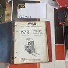YALE FORKLIFT PARTS AND Service  MANUAL, K70 SERIES, 060 TO 100, OCTOBER 1968