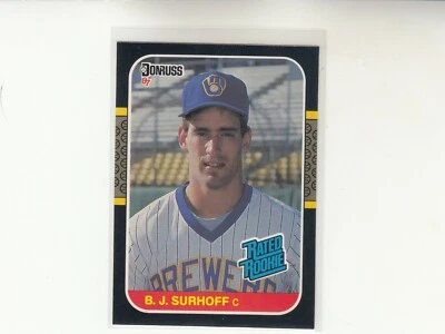 1987 Donruss - ROOKIE CARD (TAKE YOUR PICK) - Maddux, Bonds, Larkin, McGwire RC - Image 1 of 4