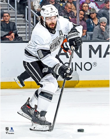 Drew Doughty Los Angeles Kings Throwback Alternate Jersey Skating 11x14 Photo Cover