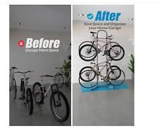 Suchtale 4 Bike Rack, Bicycle Rack, Bike Storage Rack for Garage Home, Freestand