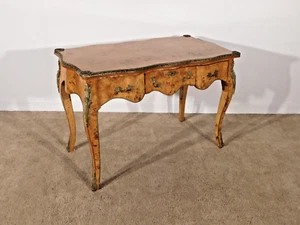 ANTIQUE 1930s / 40s French Birdseye Veneer Louis XV Writing Desk with Ormolu - Picture 1 of 18