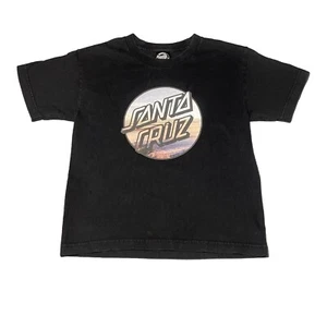 Black Santa Cruz T Shirt Youth Medium - Picture 1 of 6