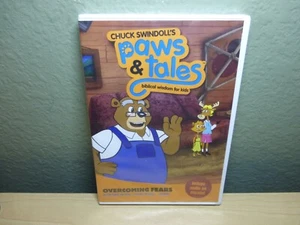 Chuck Swindoll's Paws & Tales Biblical Wisdom for Kids Overcoming Fears DVD New - Picture 1 of 3