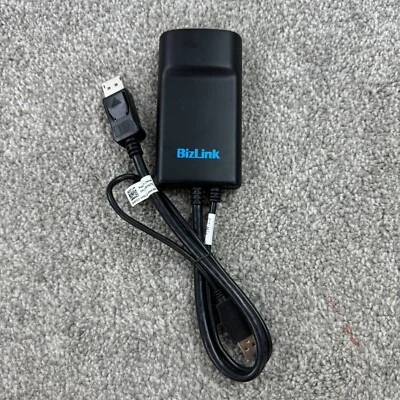 BizLink Displayport DP to DVI-D Dual Link USB Adapter CN-OXT625 Black - Image 1 of 4