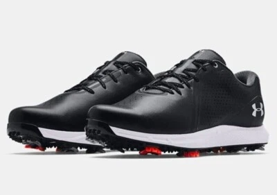 Zapatos de golf Under Armour para hombre talla 11 EE. UU. Spike UA Charged Draw RST negros blancos Foto 1 de 4