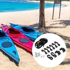 Kayak Bungee Cord Deck Rigging Kit, with 12 Screws, Kayak Hardware Accessories,