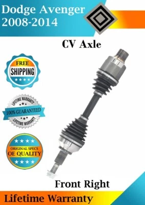 Nuevo eje CV delantero derecho original para Dodge Avenger 2008-2014 3,5 L 3,6 L Warra de por vida. Foto 1 de 4