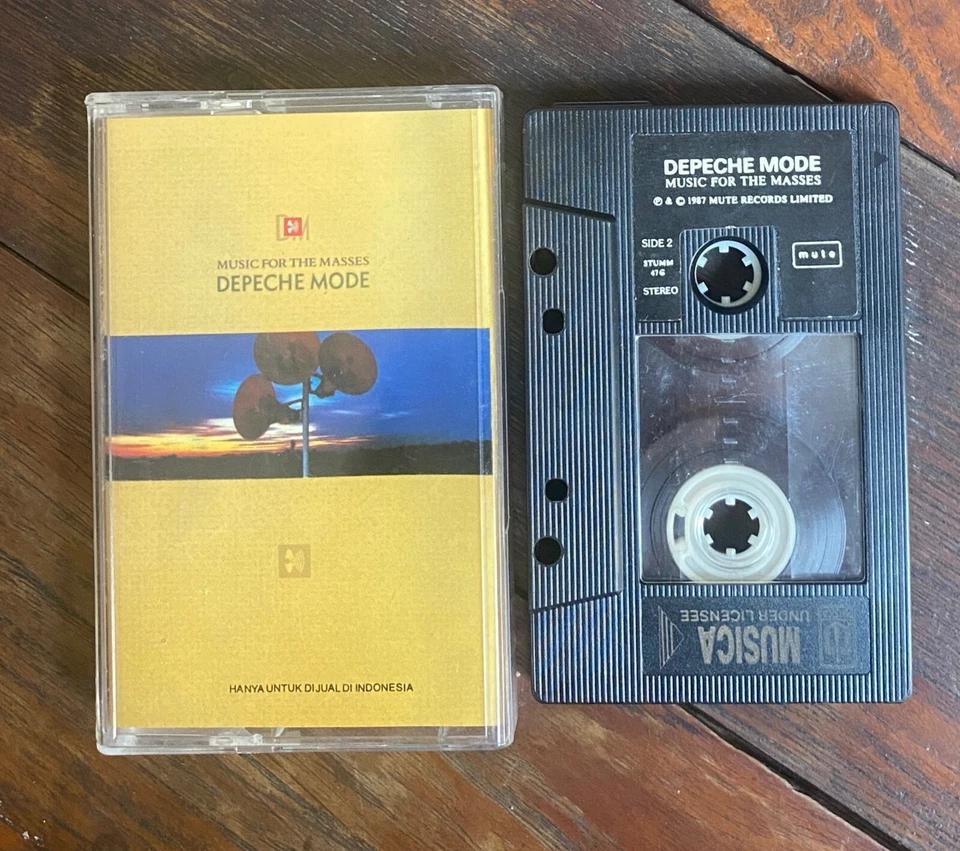 DEPECHE MODE Music For The Masses -- Cassette Tape Indonesia - Image 1 of 4