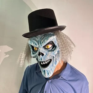 Cosplay The Haunted Mansion The Hat Box Ghost Mask Halloween Full Head Evil Mask - Picture 1 of 9