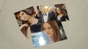 VANESSA PARADIS 3 fotografie in carta lucida f.to cartolina - Foto 1 di 1