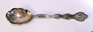 "Cuchara festoneada de placa plateada internacional de colección chapada en plata 6" - Imagen 1 de 5