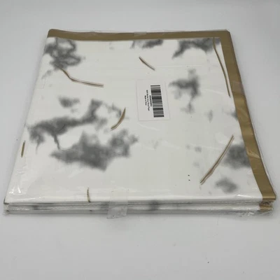 Papel de envolver flores con adornos dorados de mármol 20 hojas Foto 1 de 4