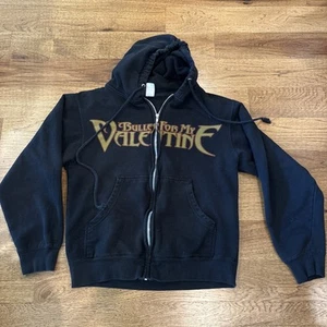 Bullet For My Valentine Temper Hoodie Size Small Zip Jacket - Picture 1 of 9