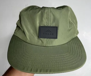 Tillak Coho Six Panel Hat Nylon 6 Panel Adjustable Clip Green Fir Camp Fishing - Picture 1 of 7
