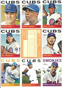 2013 Topps Heritage Chicago Cubs Regular Team Set mit Update Minors (22) - Bild 1 von 1