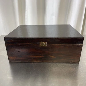 Vintage Schreibkasten Künstler Handwerk Nähen herausnehmbare Fächer 34x26x13cm - Bild 1 von 11