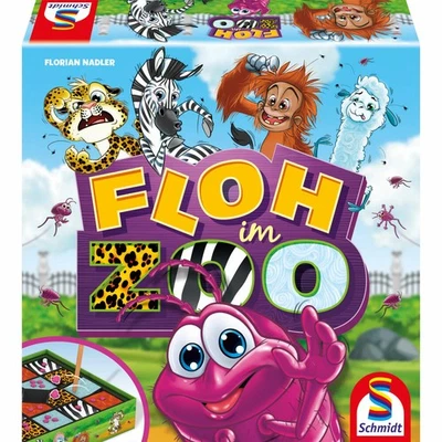 Schmidt Spiele Floh im Zoo Kinderspiel Familienspiel Aktionsspiel Kinder Spiel - Bild 1 von 2