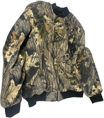 Bushmaster Mossy Oak Camo Jacket Realtree Hunting Coat Pockets Bomber Men’s XL - Image 1 of 4